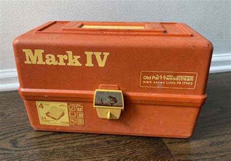 old pal metal tackle box|old pal woodstream mark iv.